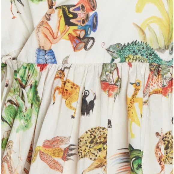 RHODE Vintage 70’s Animal side tie top MED - Picture 2 of 8